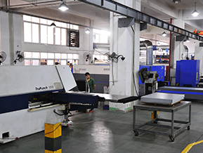 Sheet metal workshop - CNC stamping area